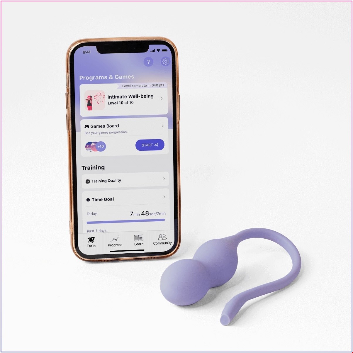 Image of Care+ Advance Beckenbodentrainer lila