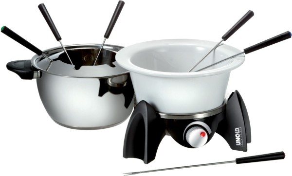 48615 Fondue Set edelstahl/schwarz