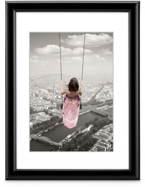 Kunststoffrahmen Swing 50x70cm schwarz