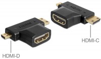 HDMI A Buchse > C + D Stecker