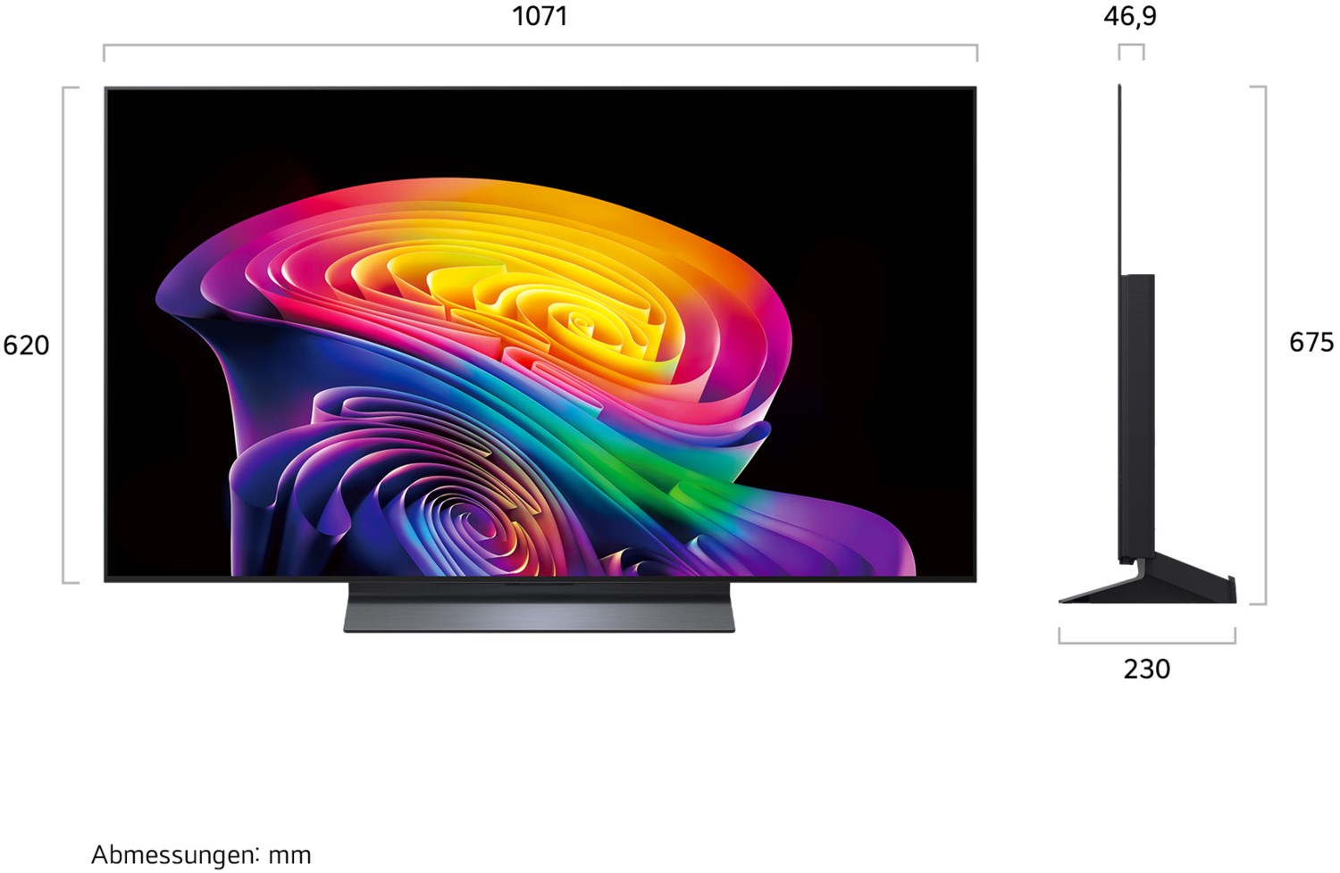 OLED48C68LA 121 cm (48") OLED evo AI TV