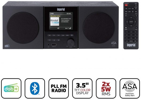 Dabman 220BK Digitalradio schwarz