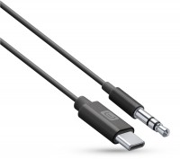 USB-C > 3,5mm Klinke Kabel (1m) schwarz