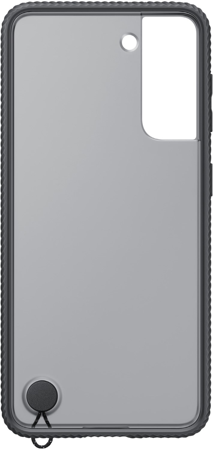 Clear Protective Cover für Galaxy S21 5G schwarz