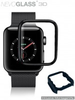 NevoGlass 3D Displayschutz für Apple Watch 7 (41mm) transparent