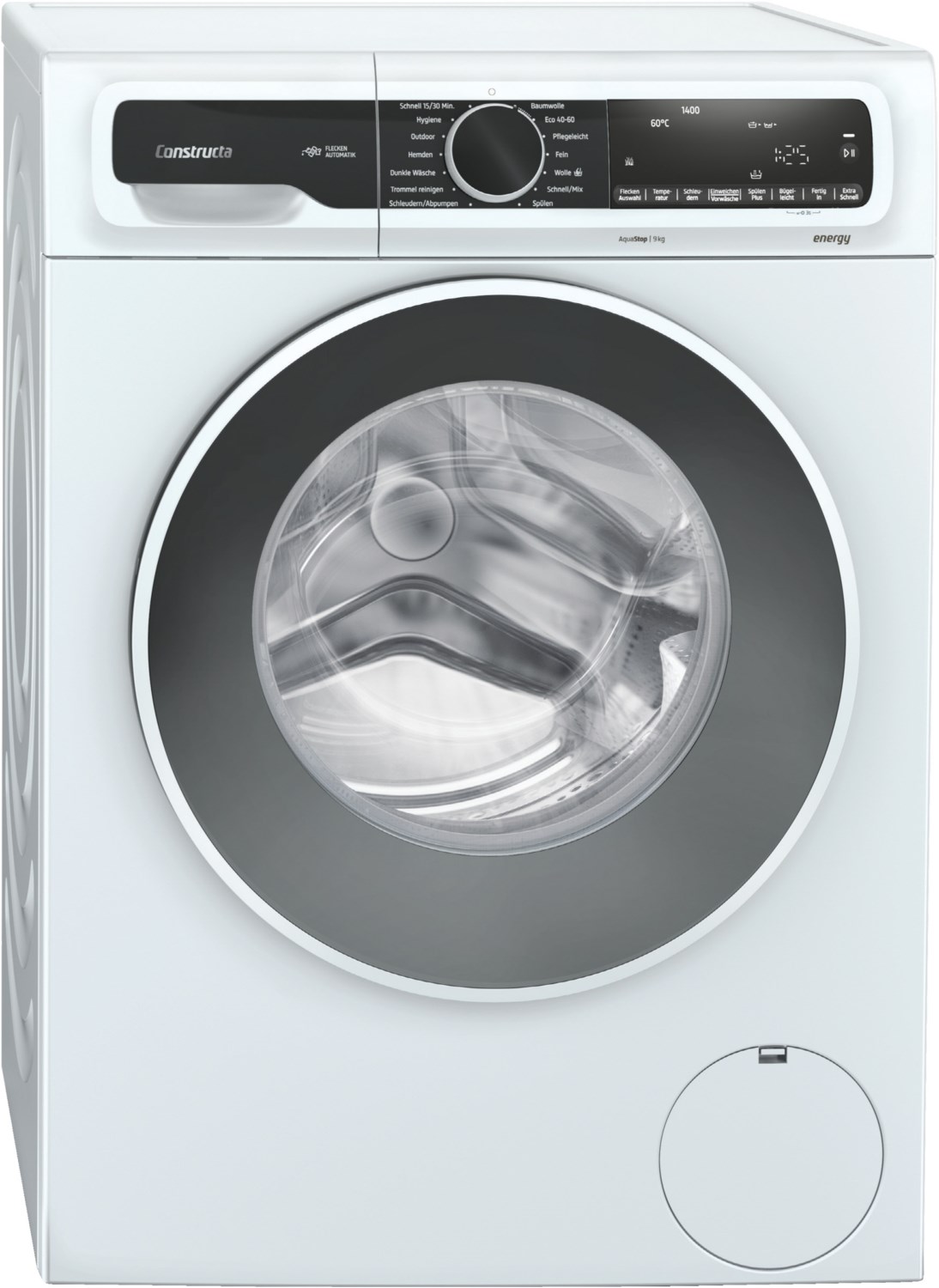 Constructa CWF14G109 Stand-Waschmaschine-Frontlader weiß, 9 kg, 1400 U ...