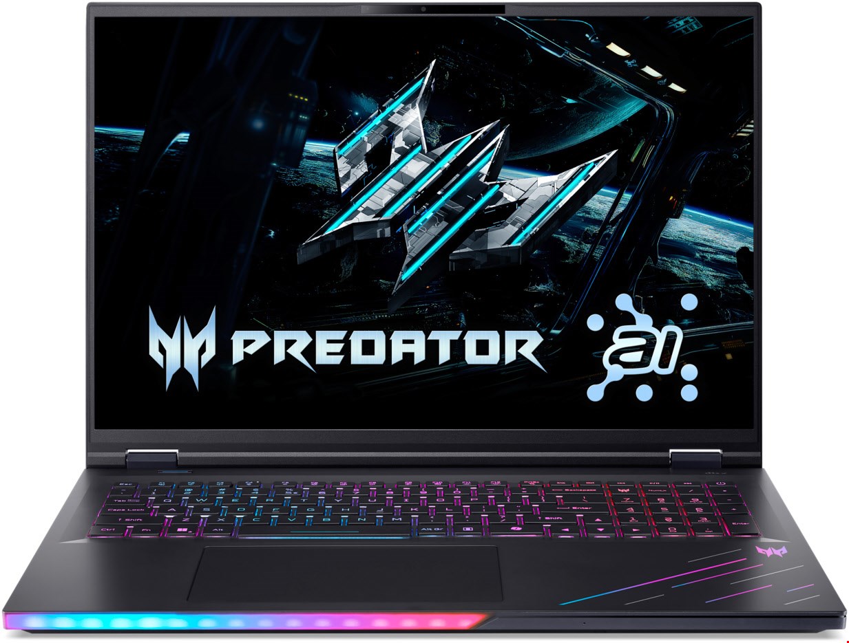 Predator Helios 18 AI(PH18-73-96TW) 45,72 cm (18") Gaming Notebook abyssal black, 32 GB RAM, 1000 GB SSD, Intel Core Ultra 9, Windows 11, 2560x1600