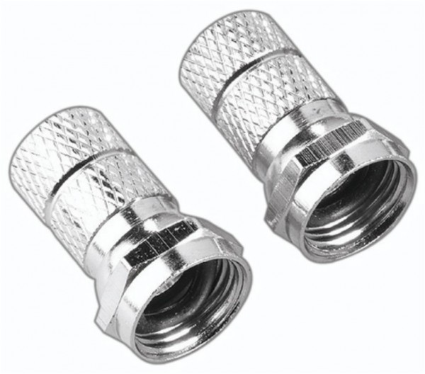 F-Stecker 6,8mm (2Stk.)