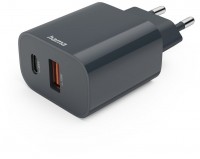 Schnellladegerät USB-C/USB-A (20W) anthrazit