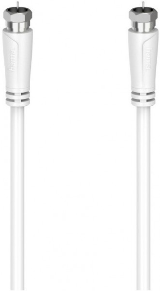SAT-Anschlusskabel 90 dB (7,5m) F-Stecker>F-Stecker weiss