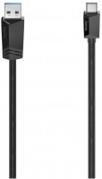 USB-C-Kabel USB 3.2 Gen2 (1m) USB-A-Stecker>USB-C-Stecker schwarz