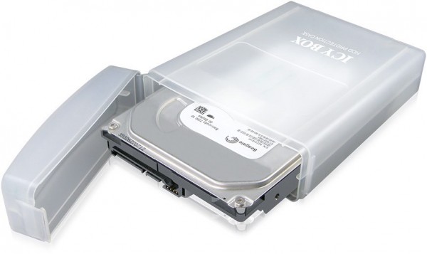 IB-AC602a Festplatten Schutzbox transparent