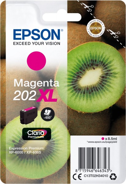 202XL Claria Premium Tintenpatrone magenta