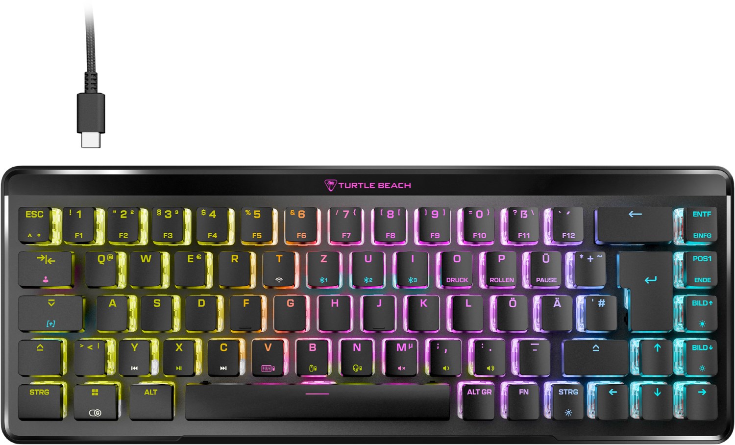 Vulcan II Mini Air (DE) Kabellose Gaming Tastatur Lineare Switches schwarz