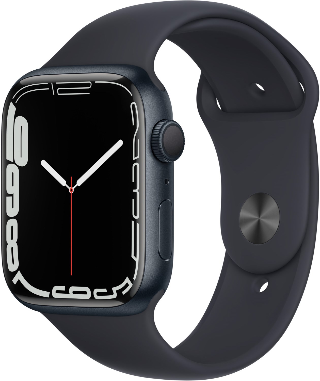 Apple Watch Series 7 (45mm) GPS Alu mit Sportarmband mitternacht/mitternacht