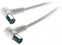 Koaxkabel mit Winkelstecker
