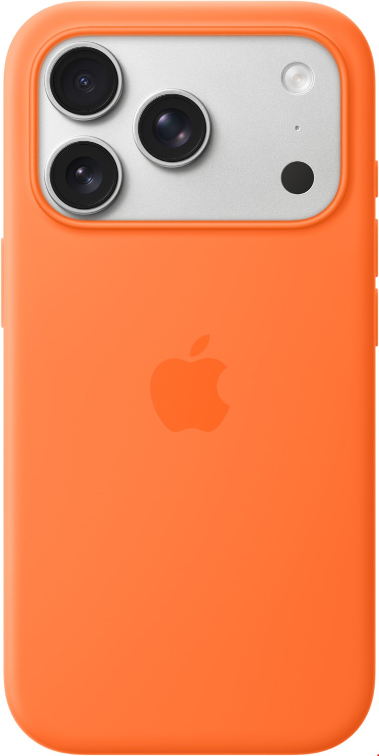 Image of Apple Silicone Case mit MagSafe für iPhone 17 Pro Orange
