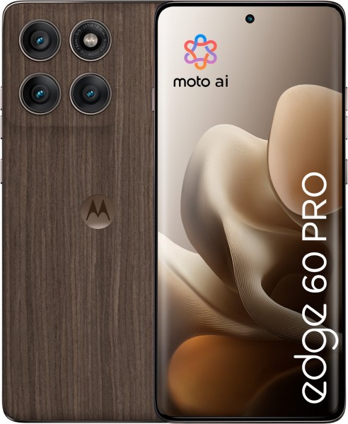 edge 60 pro Smartphone PANTONE walnut, 512 GB Speicher, 12 GB RAM, 50 MP Kamera, 6,67 Zoll Display, 67,78 Std. Akku, 5G, Android