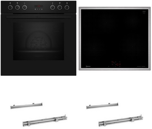 HMK220IP Herdset mit Induktionskochfeld bestehend aus E2CCG6AK4+M56SBF1M0+2xZ1608BX0