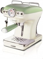 Vintage Espressomaschine Siebträgermaschine grün, 15 bar, 0,9 l