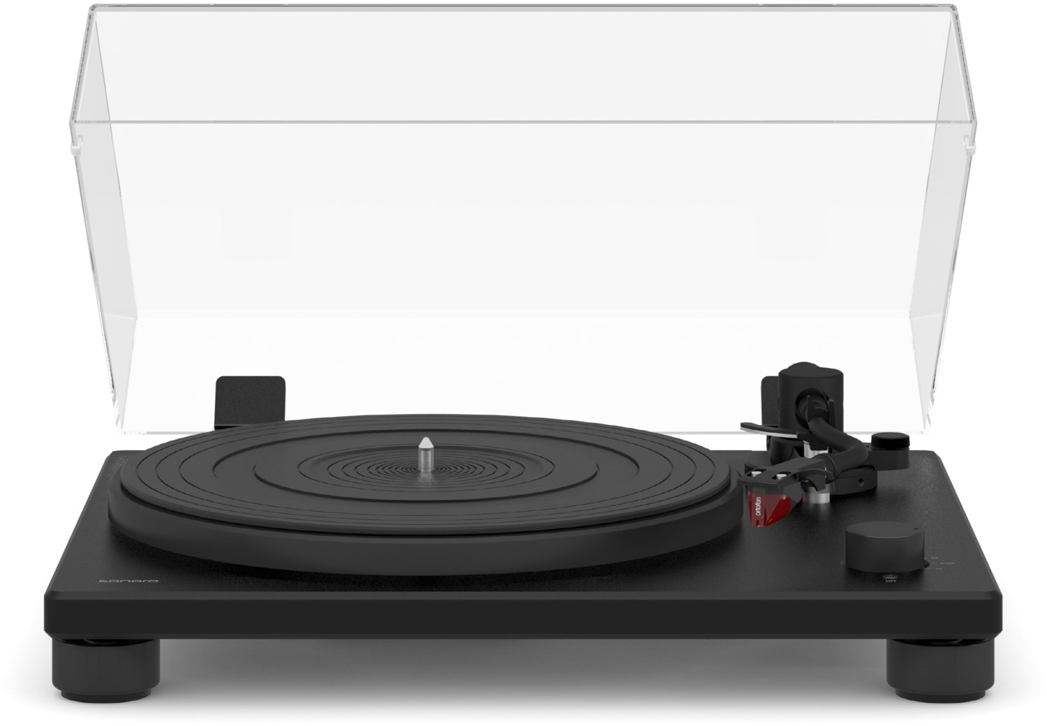 Platinum Automatic EAS Plattenspieler mit Bluetooth & USB inkl. Ortofon 2M Red Tonabnehmer matt weiß/silber