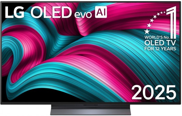 OLED48C58LA 121 cm (48") OLED evo AI TV, 4K Ultra HD, Smart-TV, HDR-Wiedergabe, 120 Hz, DVB-T2/DVB-C/DVB-S2, Sprachsteuerung