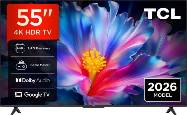 55P6L 139 cm (55") LCD-TV mit LED-Technik, 4K Ultra HD, Smart-TV, HDR-Wiedergabe, DVB-T2/DVB-C/DVB-S2, Sprachsteuerung