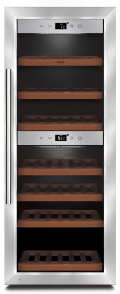 WineComfort 38 Weintemperierschrank edelstahl