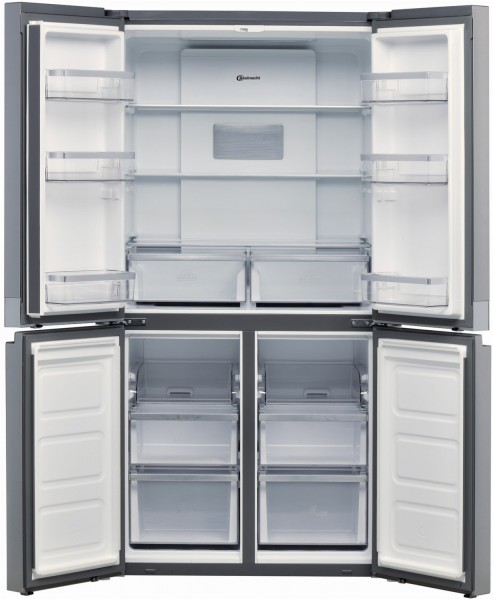 Bauknecht Side-by-Side Kühlgefrierkombination 591L - 187cm Inox Look