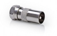 CSGB41953ME Sat-/Antennenadapter F-Stecker>Koaxialstecker