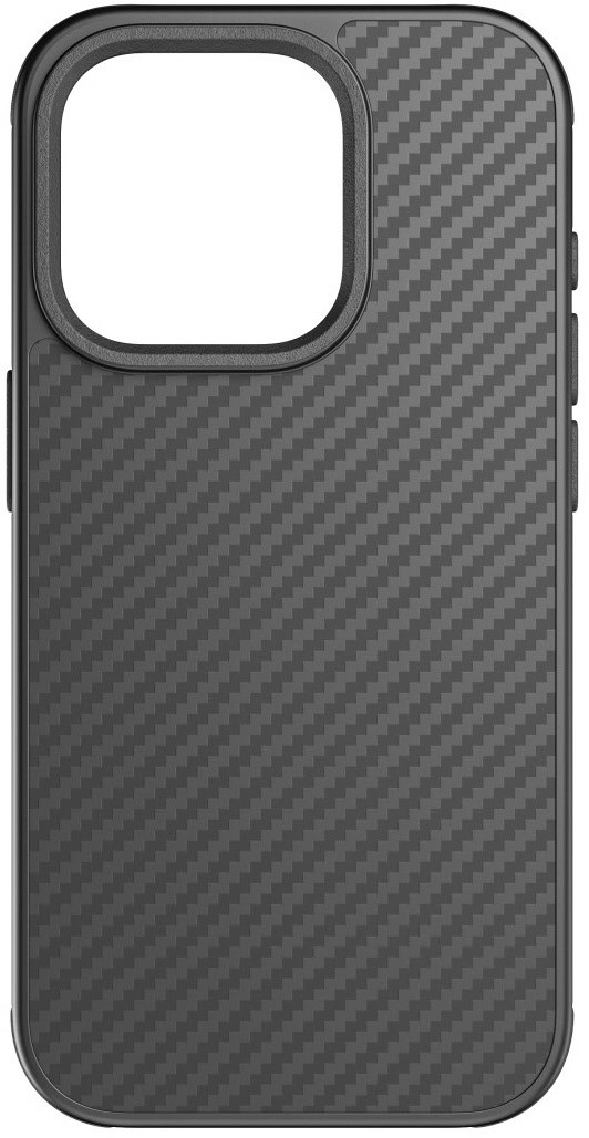 Cover Robust Carbon für iPhone 15 Pro schwarz
