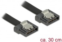 FLEXI SATA 6 Gb/s Kabel (30cm) schwarz