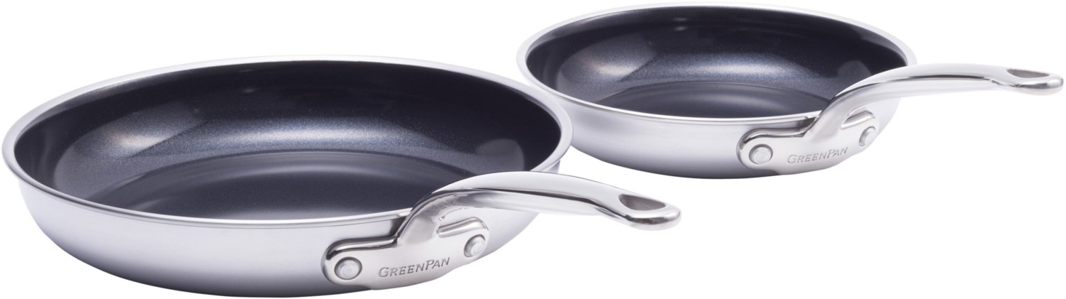 Premiere Bratfpannenset 2 tlg. (20+28cm) edelstahl