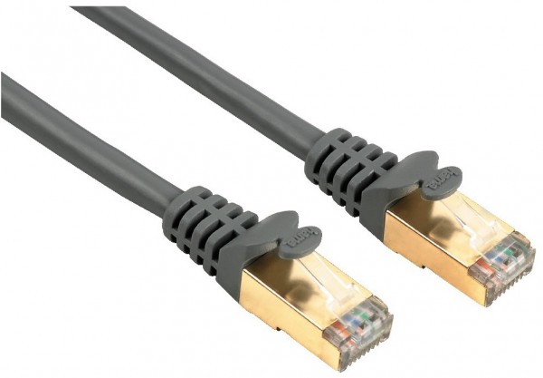 CAT 5e-Patchkabel STP 1,5m grau