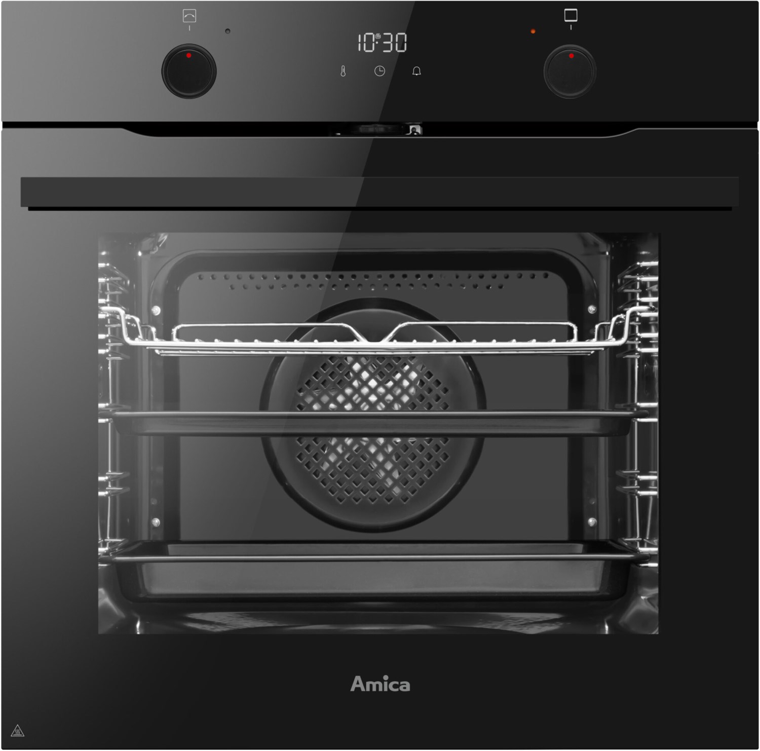 EBPX 946 610 S Einbaubackofen schwarz, 77 l, Pizza-Stufe, schnelles Vorheizen, pyrolytische Selbstreinigung, 59,5 cm breit, A+