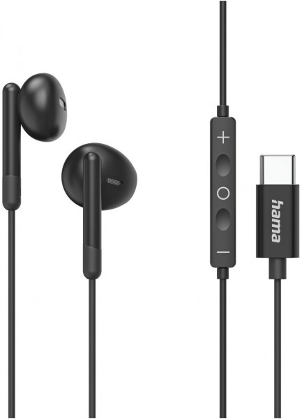Classy In-Ear-Kopfhörer mit Kabel schwarz