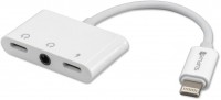 Audio- und Ladesplitter Lightning > 2x Lightning + 3,5mm