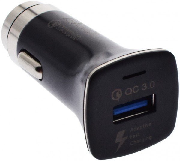 Kfz Schnellladegerät USB 3A schwarz