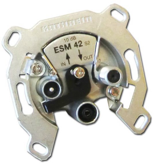 Kathrein 21110054 ESM 41/G Presa per antenna TV, Onde ultracorte