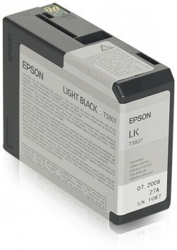 T 5807 Tintenpatrone light black