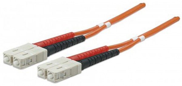 LWL SC > SC OM2 Anschlusskabel (2 m) orange Multimode