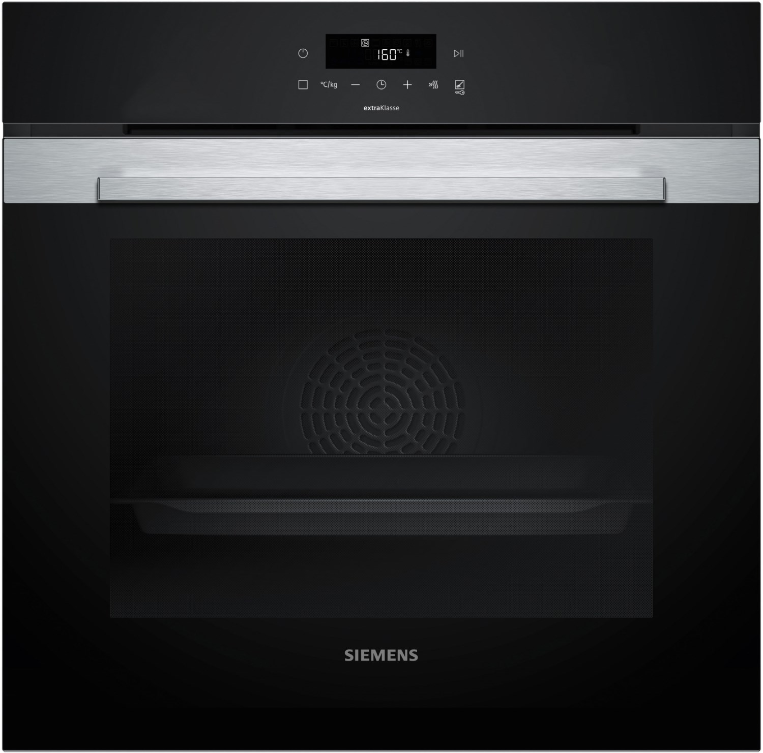 HQ372G0S3 Backofen mit Dampfunterstützung edelstahl, 71 l, Pizza-Stufe, schnelles Vorheizen, pyrolytische Selbstreinigung, 59,4 cm breit, A+, iQ300