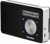 DigitRadio 1 inkl. Ersatz-Akku Taschenradio schwarz/silber