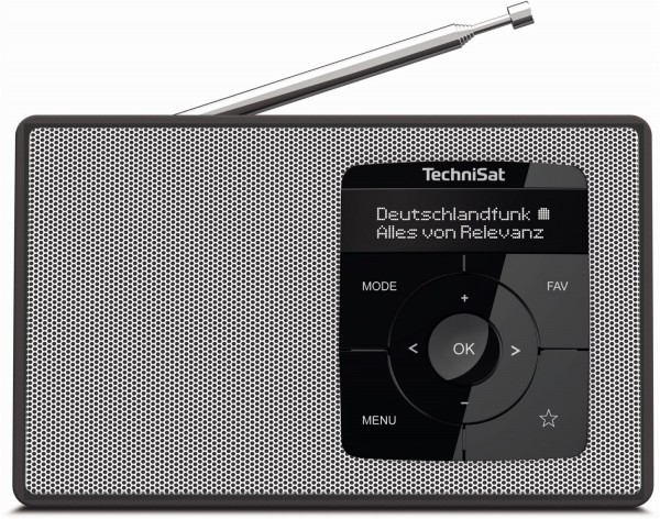 DigitRadio 2 Portables Radio schwarz/weiss