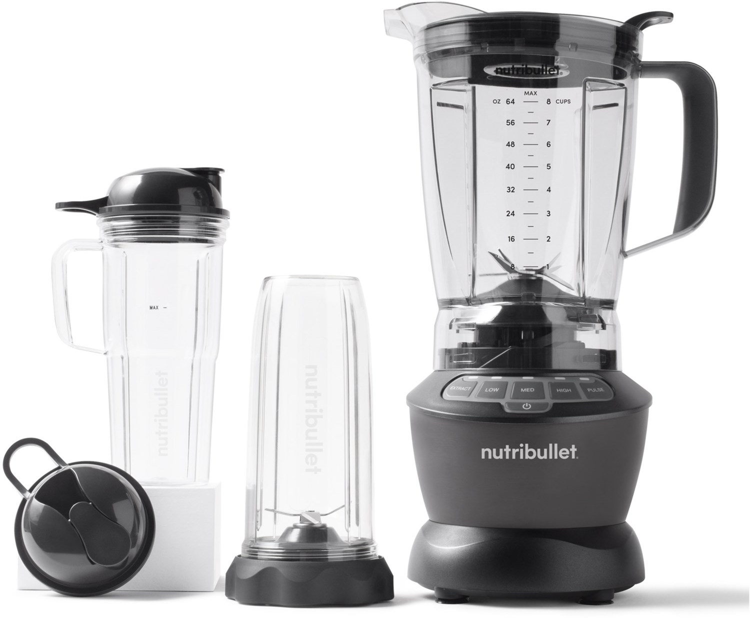 NB606DG Standmixer dunkel grau