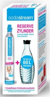 Austauschzylinder 60l+Glaskaraffe Wasser Zu-/Aufbereiter-Zubehör
