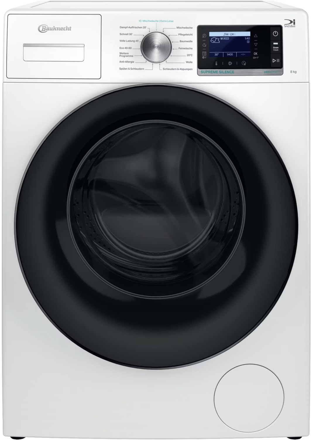Image of B6R 88E Silence DE Stand-Waschmaschine-Frontlader weiss, 8 kg, 1400 U/min