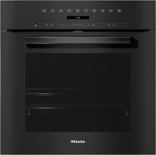 DGC 7250 Elektro-Backofen mit Dampfgarer obsidianschwarz, 76 l, schnelles Vorheizen, Rückwand katalytisch beschichtet, 59,5 cm breit, A+