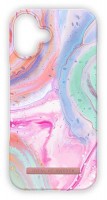 Printed Case MagSafe für iPhone 16 pastel marble