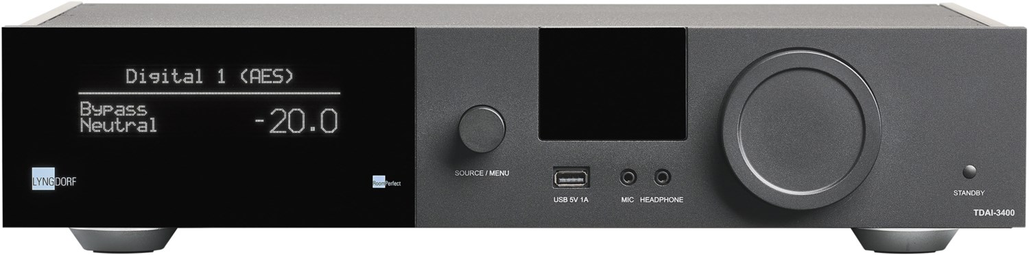 TDAI-3400 Vollverstärker Stereo mit RoomPerfect / HDMI-Modul schwarz